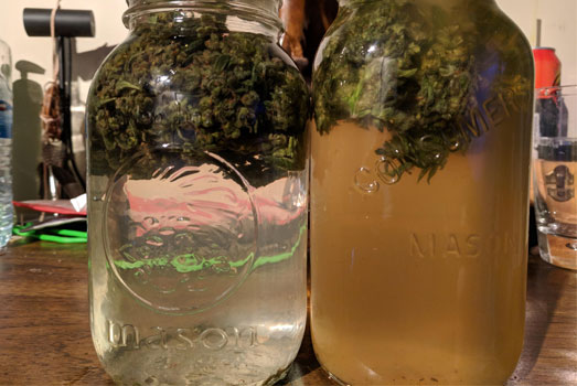 Water curing na 5 dagen vs 1 dag. Water curing na 5 dagen vs 1 dag.
