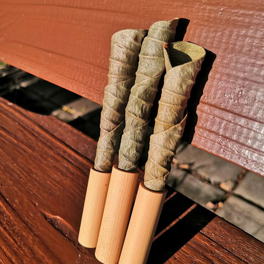 Organische bluntwraps. Organische bluntwraps.