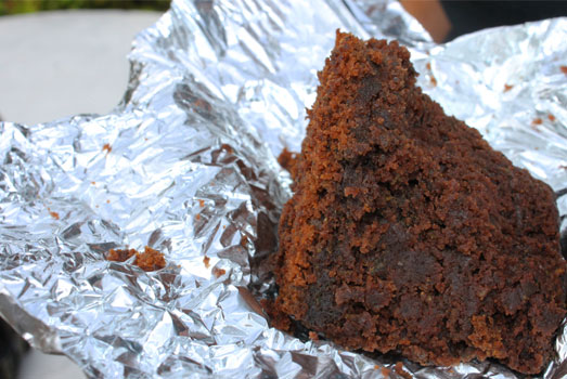 In aluminiumfolie blijft spacecake nog een week goed In aluminiumfolie blijft spacecake nog een week goed