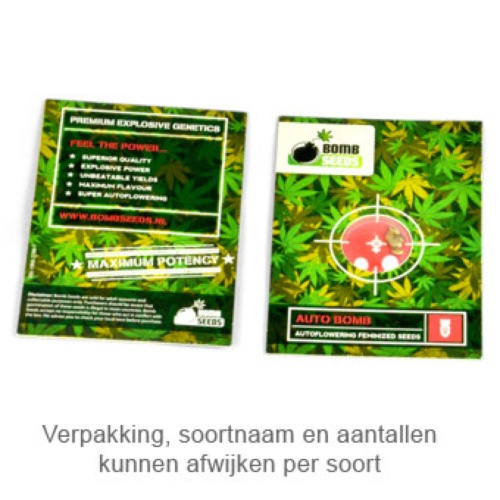 THC Bomb - Bomb Seeds verpakking