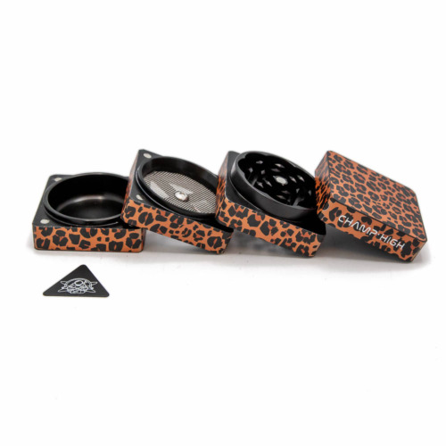 Champ High Leopard Square Grinder Detail