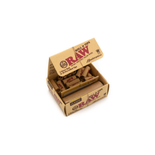 Raw Masterpiece Rolls & Tips 3 meters Verpakking