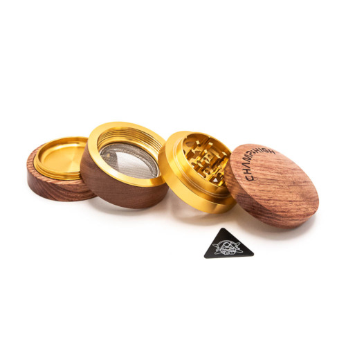 Wooden And Gold Grinder Detail