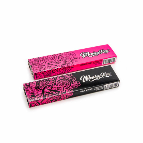 Monkey King Vloei & Tip Glow In The Dark Edition Pink Unbleached Variatie