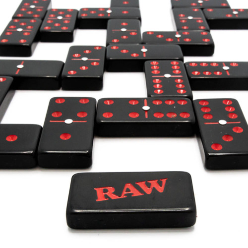 RAW Domino Set Spel Stenen