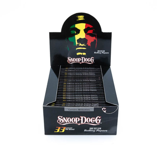 Snoop Dogg KingSize Slim Rolling Papers (50 pcs box) Open