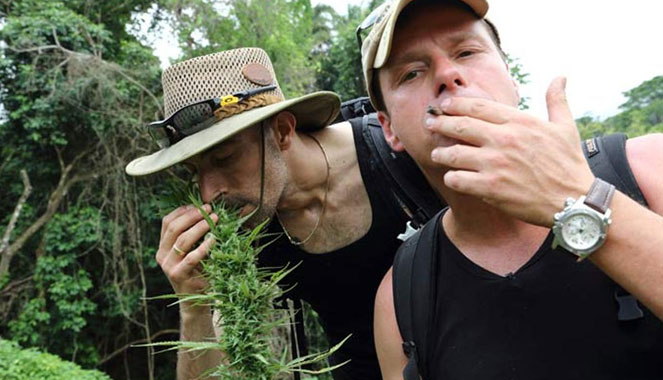 Strain Hunters Arjan en Franco op expeditie. Strain Hunters Arjan en Franco op expeditie.